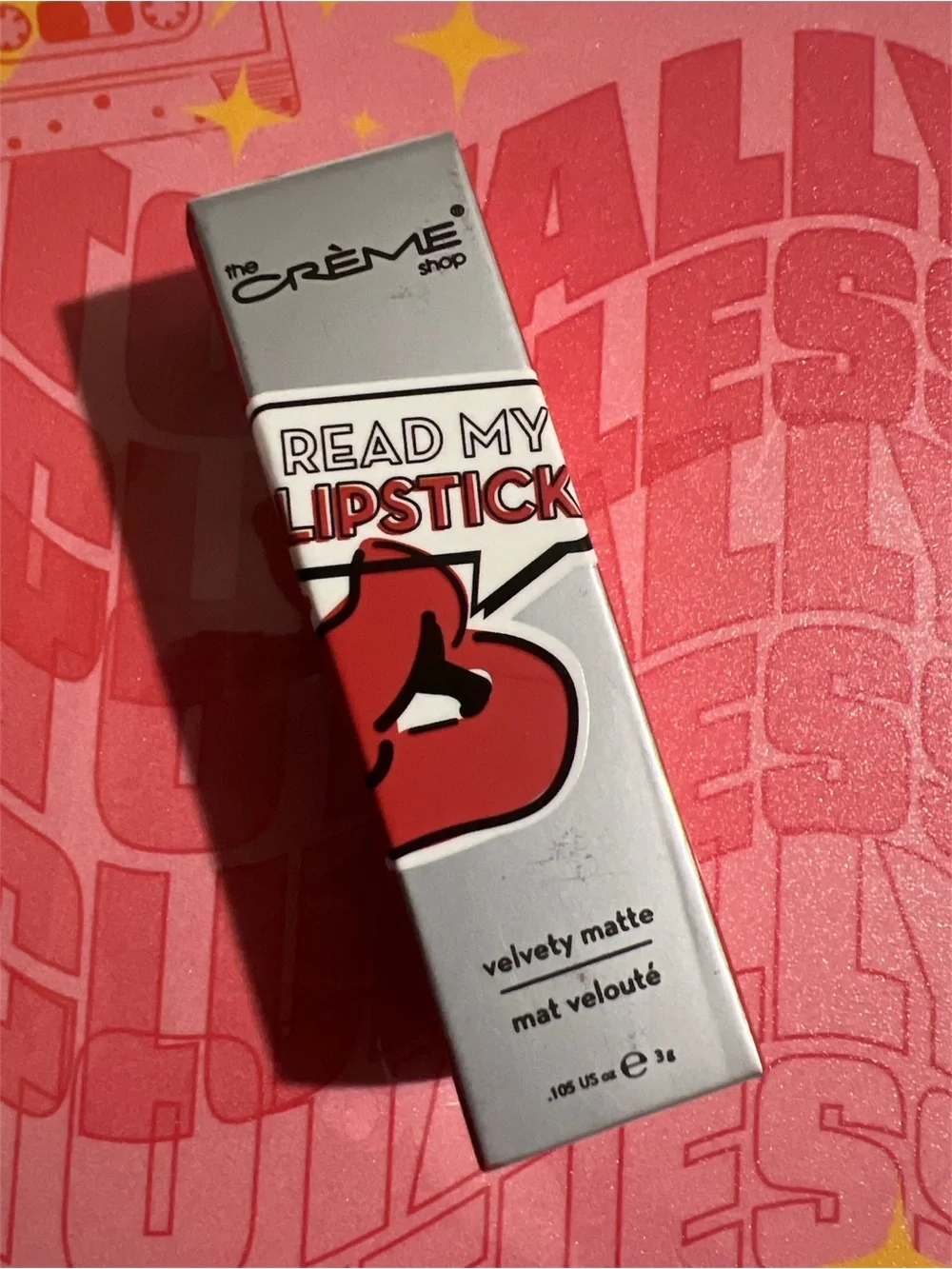 Clueless 30th Anniversary Pink Spiral Notebook - Crème Shop lipstick